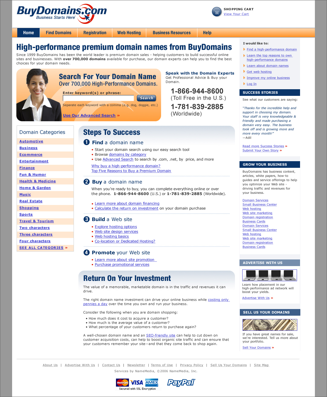 BuyDomains - Home
