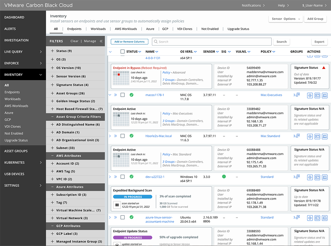 Carbon-Black - Inventory Proposal