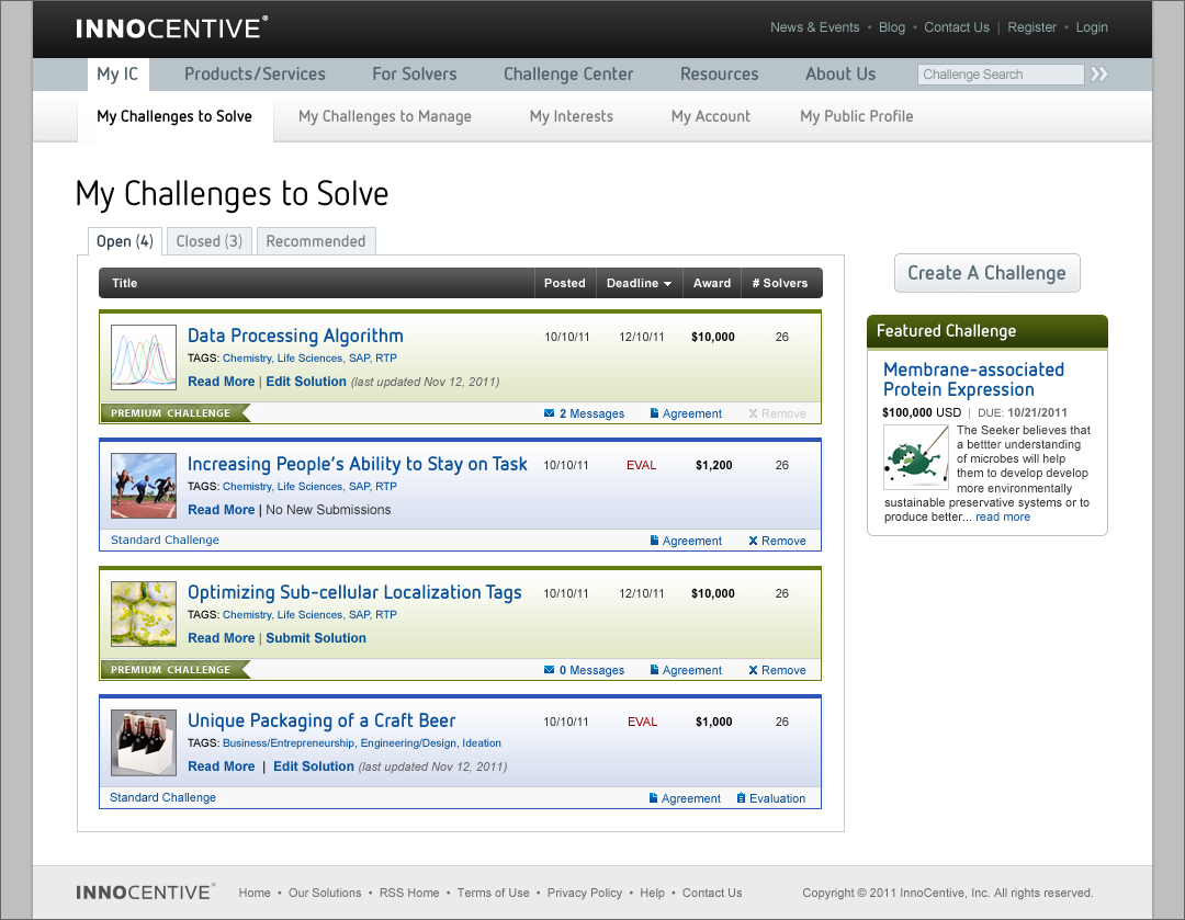 My Challenges To Solve