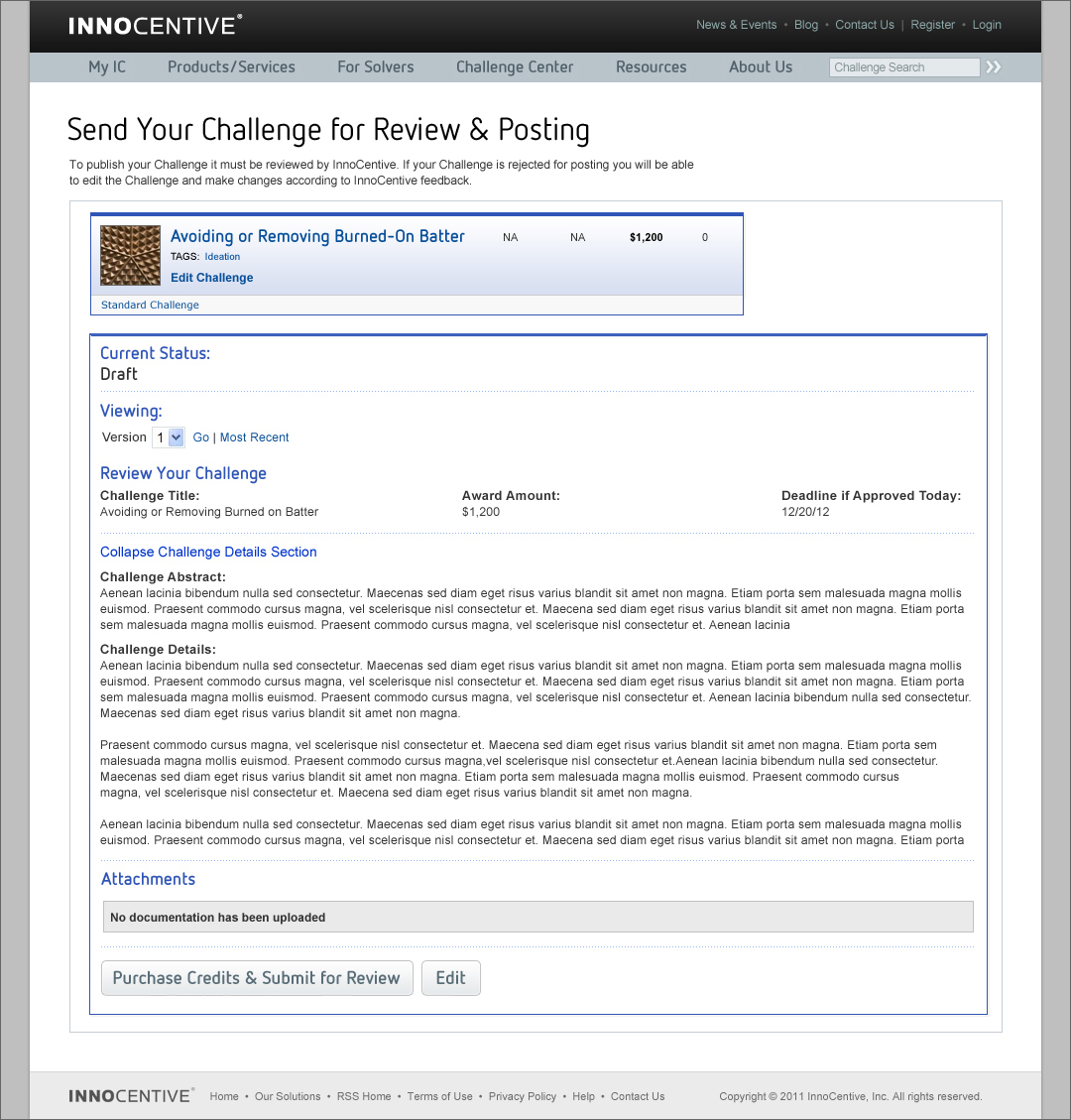 Review Your Challenge