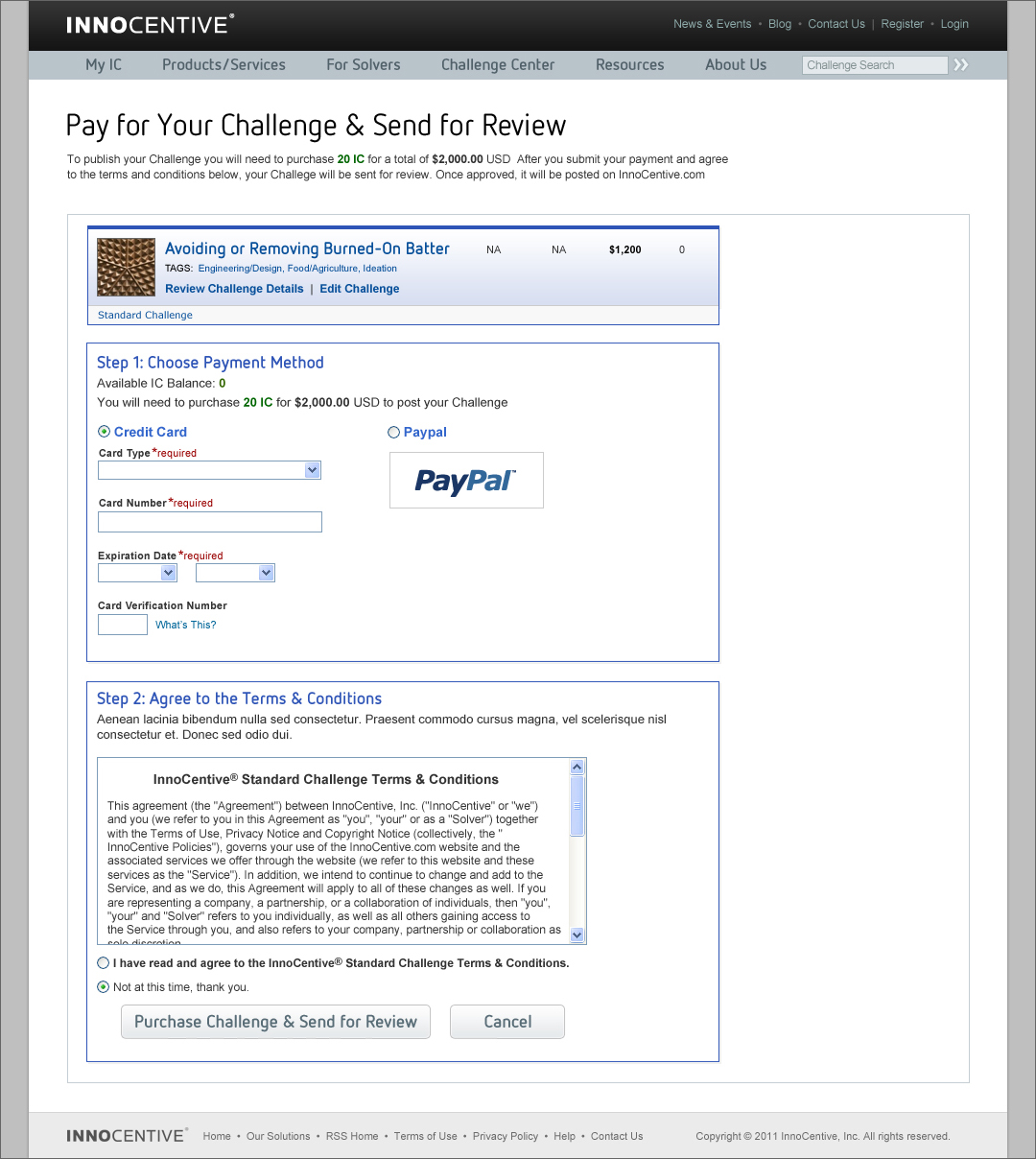 Purchase Challenge